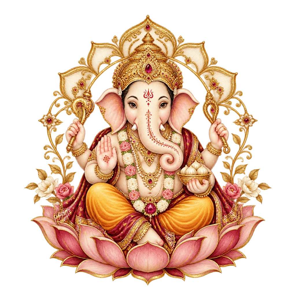 Lord Ganesh, blessing our wedding celebration